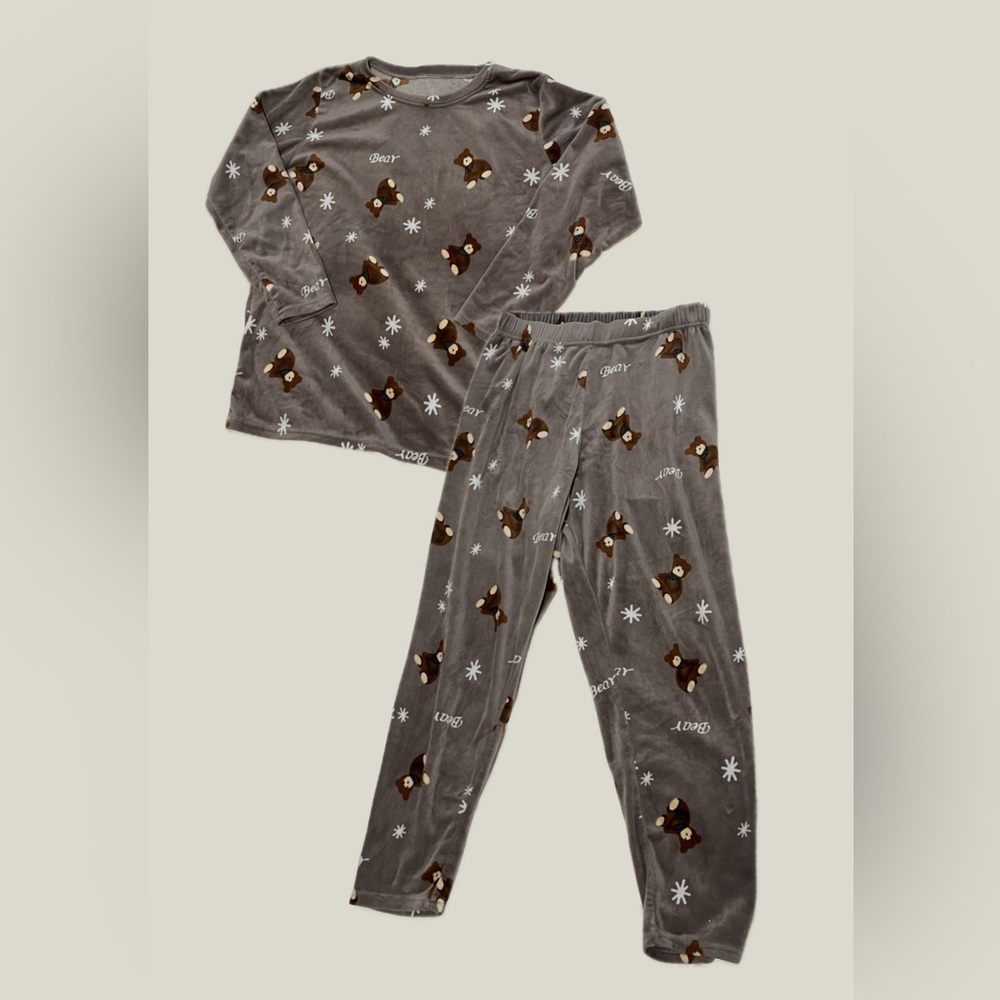 Fleece Teddy Bear Pajamas